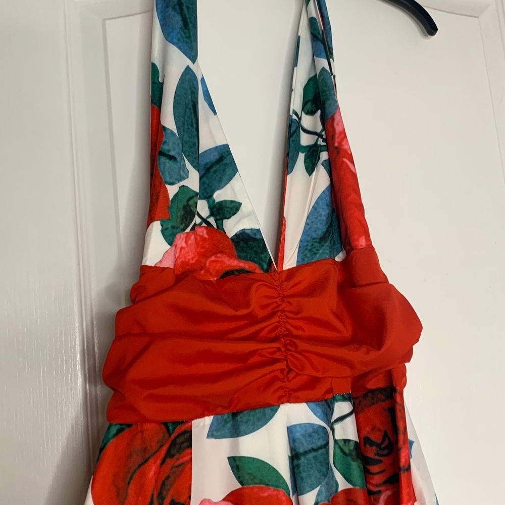 Long floral dress